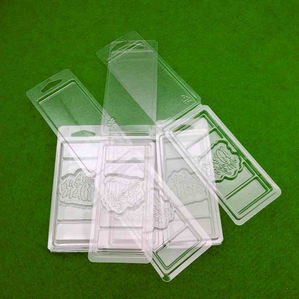25 Packs Wax Melt Clamshells Molds Wax Melt Containers 6 Cavity